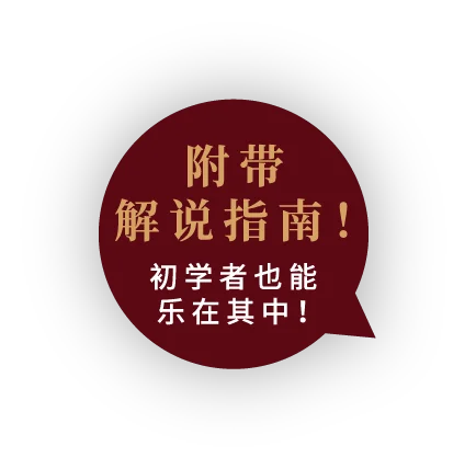 解説ガイド付!初心者でも楽しめる