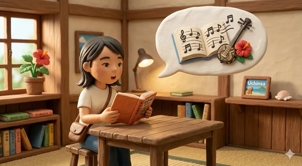 音読で自学自習を行う様子